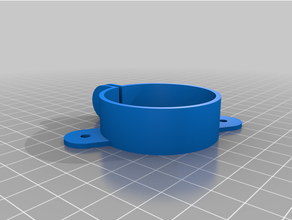 capacitor bracket 46mm 2 customized 3d print model - Mito3D