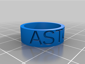 aston ring size 8 usa customized 3d print model - Mito3D
