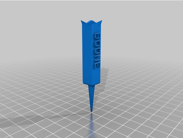 customized golf tee design 4 3D print model - Mito3D