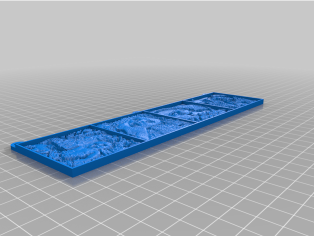 özelleştirilmiş taş ocağı galeri bölmeler 3D print model - Mito3D