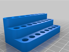 customized simple nozzle stand 3d print model - Mito3D