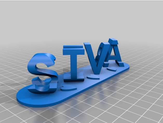 siva subi personnalisé 3D print model - Mito3D