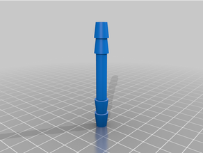 1 4 tubo flessibile sbavatura accoppiatore personalizzato 3d print model - Mito3D
