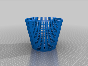 customized poll skimmer basket customisable 3d print model - Mito3D