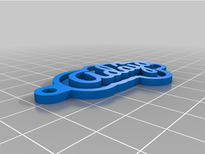 chiave catena ad ja personalizzato 3d print model - Mito3D