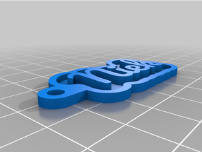 anahtar Zincir Niek özelleştirilmiş 3d print model - Mito3D