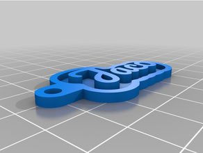 anahtar Zincir Jacob özelleştirilmiş 3d print model - Mito3D