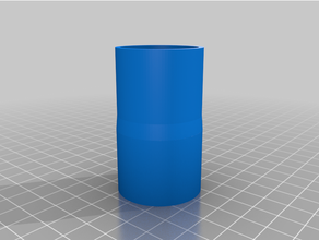 vacuum cleaner adapter 35 32 mm customized 3d print model - Mito3D