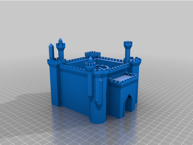 fortress customized 3D print model - Mito3D