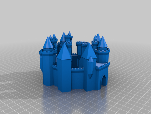 medieval fortress customized 3D print model - Mito3D