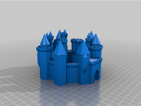 médiéval forteresse personnalisé 3d print model - Mito3D