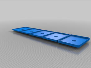 customized nested parts trays2 3d print model - Mito3D