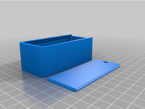 caixa deslizar tampa personalizado 3d print model - Mito3D