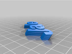 personalizzato iamburny's testo jade 3d print model - Mito3D