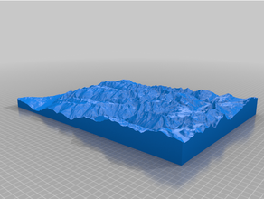 İsviçre Montains Sierre Matterhorn 3d print model - Mito3D