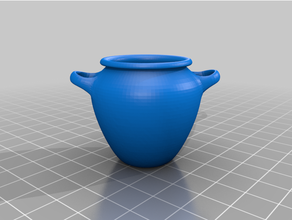 pot art classic classical decor email houshold vase 3d print model - Mito3D