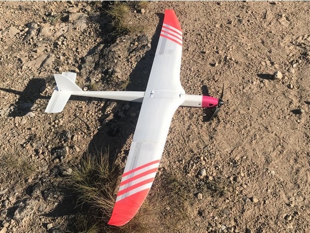 planador asas hotliner rádio controle rc avião 3D print model - Mito3D