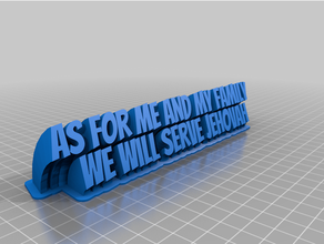 Benutzerdefiniert Text angepasst 3d print model - Mito3D