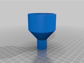customized simple parametric funnel 3d print model - Mito3D