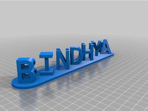 107 bindhya personalizado 3d print model - Mito3D