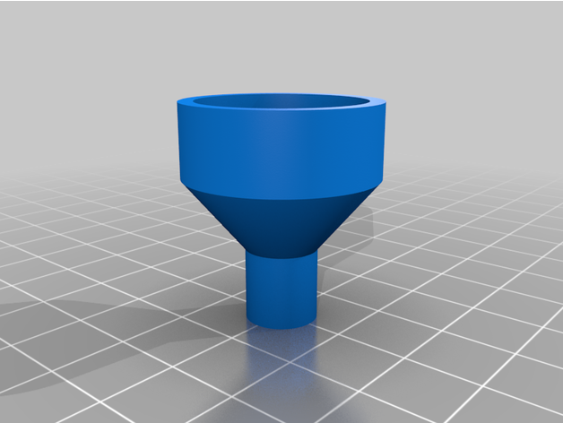 customized simple parametric funnel 3D print model - Mito3D