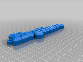 ap keychain customized 3d print model - Mito3D