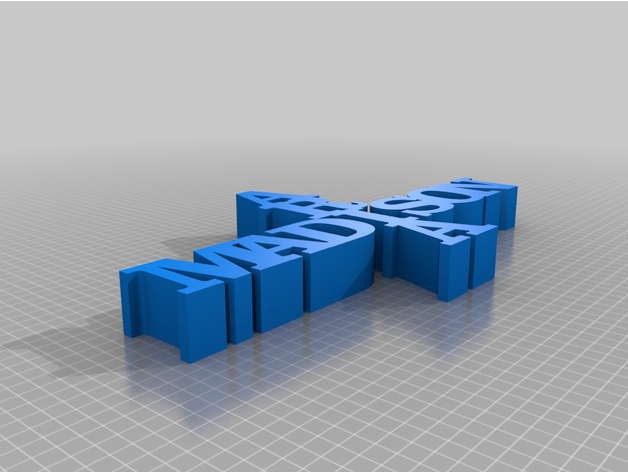madison aria personalizzato 3D print model - Mito3D