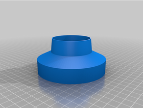 customized parametric hose pipe adapter 3d print model - Mito3D