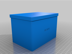 perle boîte personnalisé 3d print model - Mito3D