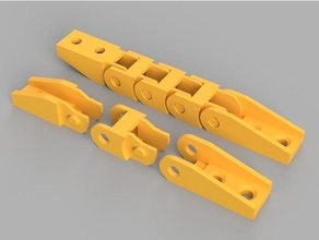jn55b compatible 5x5mm cable drag chain print-in-place holder print place 3d print model - Mito3D