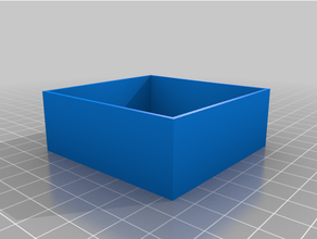 customized parametric deck box optional text 3d print model - Mito3D