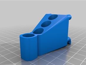 pegboard - 4 holes in-line customized 3d print model - Mito3D
