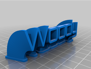 woody-90deg-sweeping plate remix customized 3d print model - Mito3D
