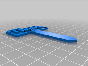 customized plant sign 3d print model - Mito3D