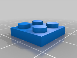 angepasst lego like Backstein 3d print model - Mito3D