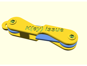 Schlüssel Halter Unterstützung anpassbar openscad 3d print model - Mito3D
