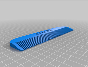chloe comb customized 3d print model - Mito3D