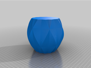 angepasst Polygon vase1 3d print model - Mito3D