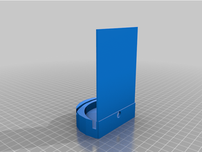 outer curve lithophane stand 3d print model - Mito3D