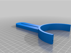 PVC tubo suporte personalizado 3d print model - Mito3D
