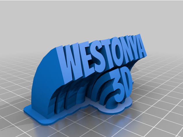 westonya3d personalizado 3D print model - Mito3D