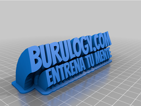 burulogia burulogycom trem mente personalizado 3d print model - Mito3D