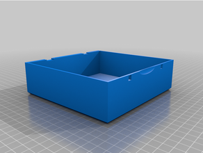 customized hinged box 3d print model - Mito3D