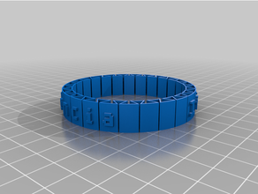 bracelet filamento3dvalencia personalizzato 3d print model - Mito3D