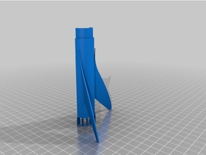 personalizado Customizável modular modelo foguete 3d print model - Mito3D