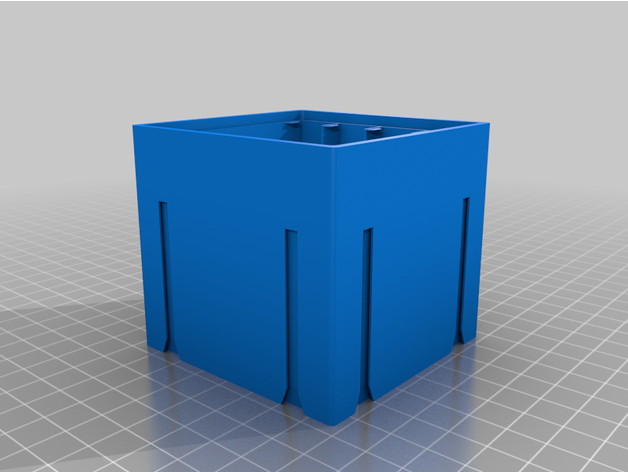 personalizado resistor caixa empilhável 3D print model - Mito3D