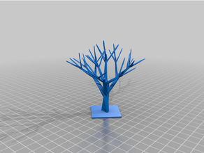 customized tree v2 3d print model - Mito3D