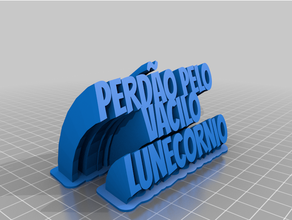lune personalizzato 3d print model - Mito3D