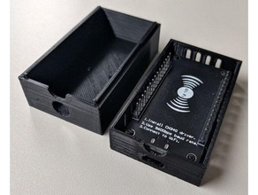 esp8266 Lolin v3 durum kılıf + güç bağlayıcı esp 3d print model - Mito3D