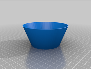 customized customisable flower pot bowl vase 3d print model - Mito3D